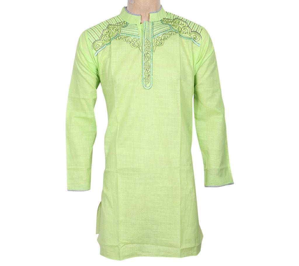 TIME+ gents embroidery cotton punjabi 