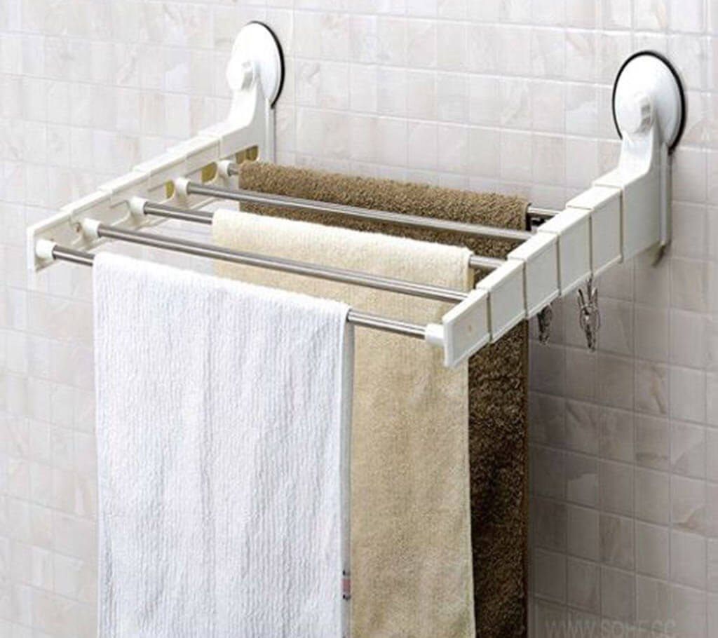 Wall Mount Telescoping Clothes Dryer Rack