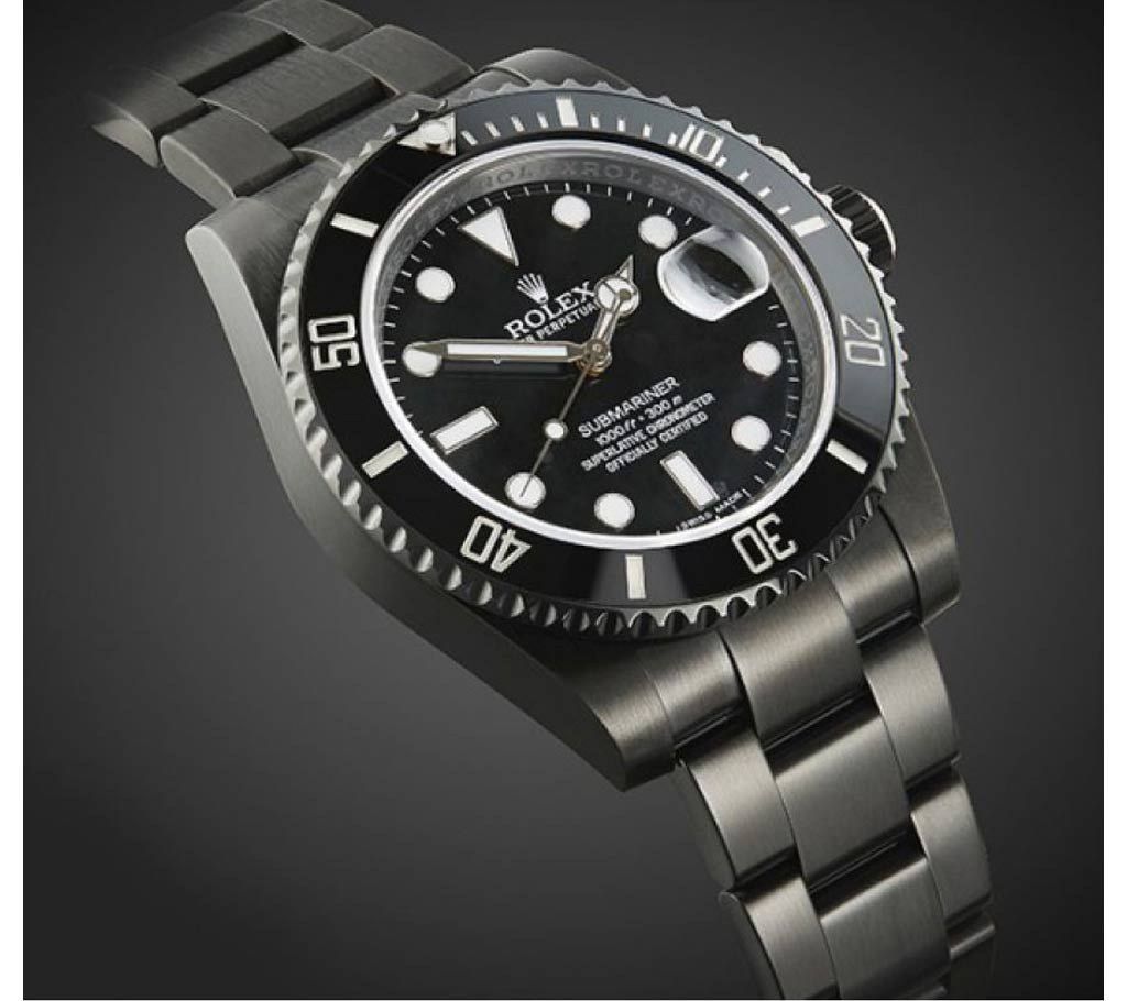Rolex Submariner Men's Watch With Date Function 