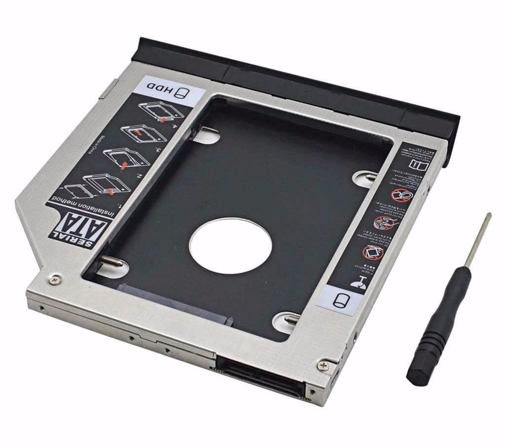 SATA 2nd HDD caddy for 12.7mm Universal CD/DVD-ROM