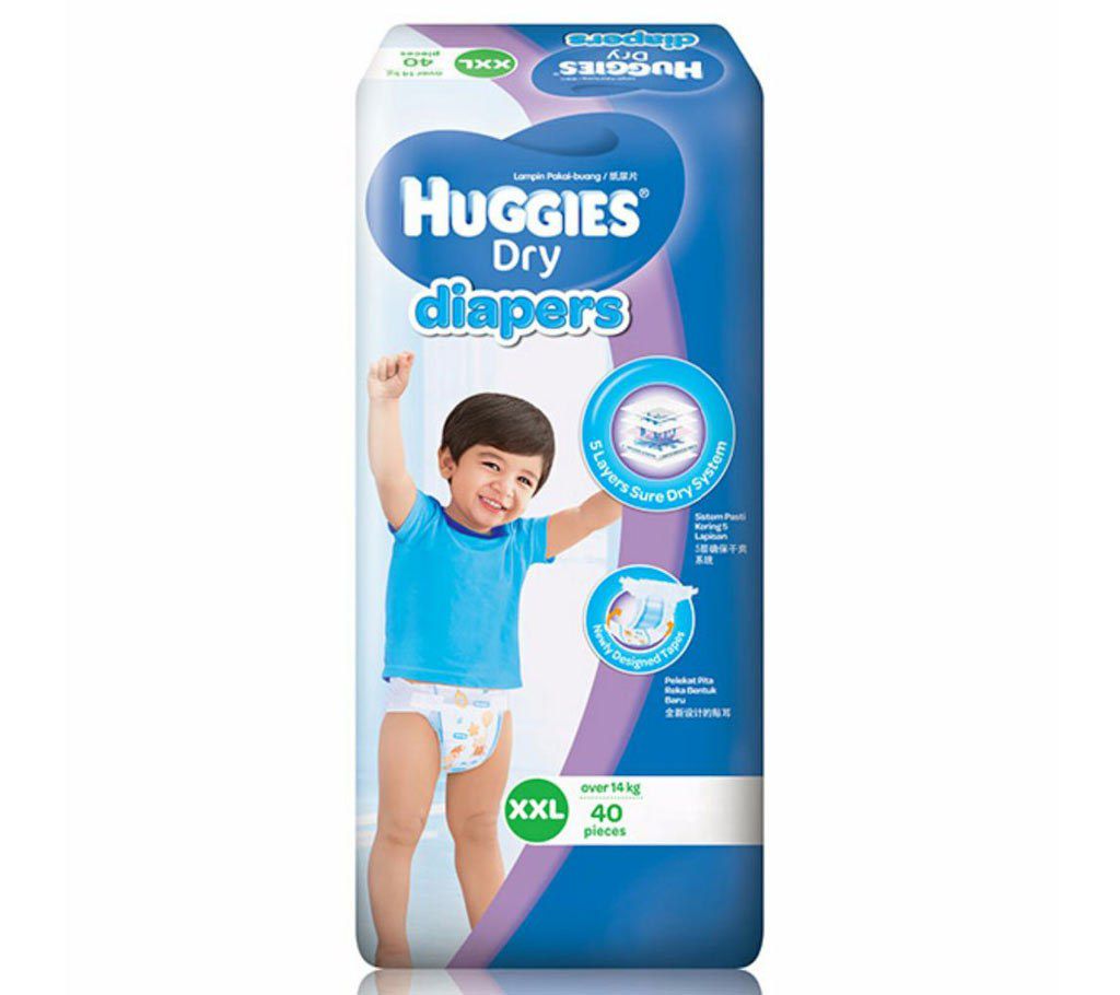 Huggies Dry Diapers (40 piece)