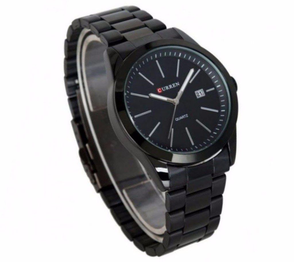 Curren Mens Wristwatch (Black Dial)