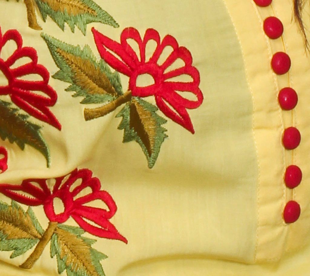 Stitched Full Sleeve Linen Long Kurti