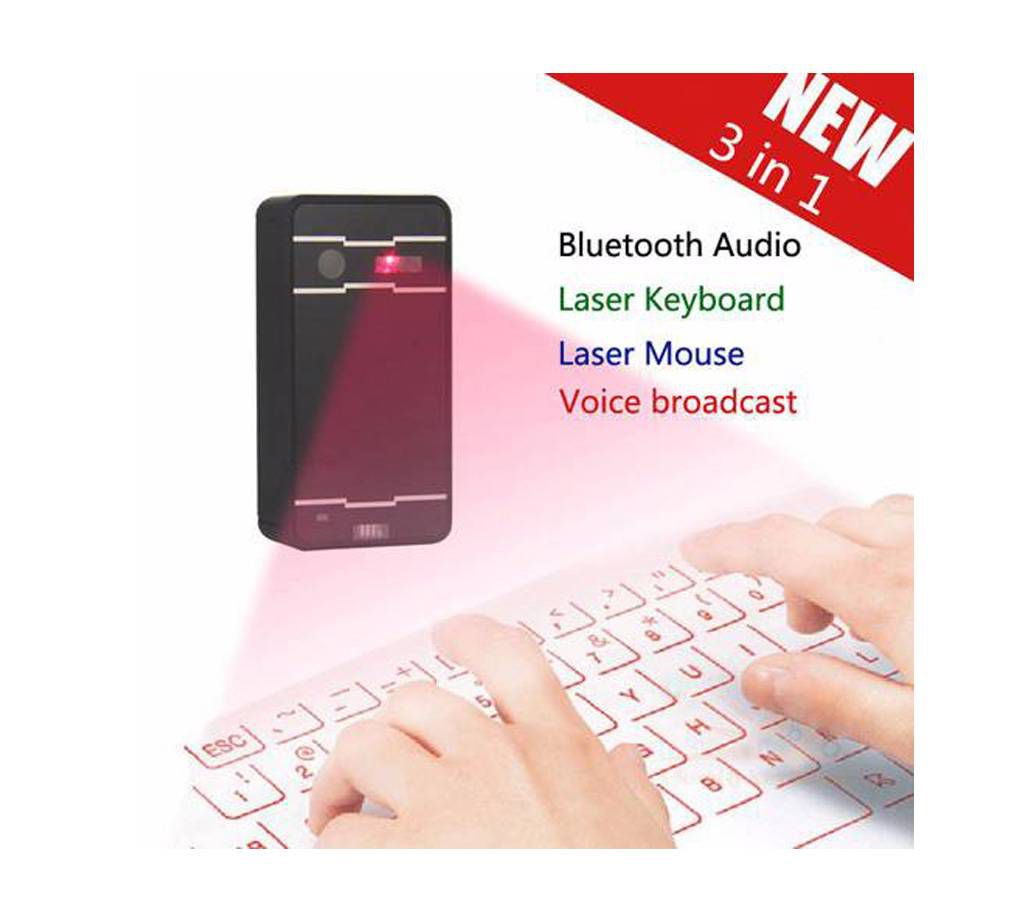 Virtual Wireless Laser Keyboard BT-03.