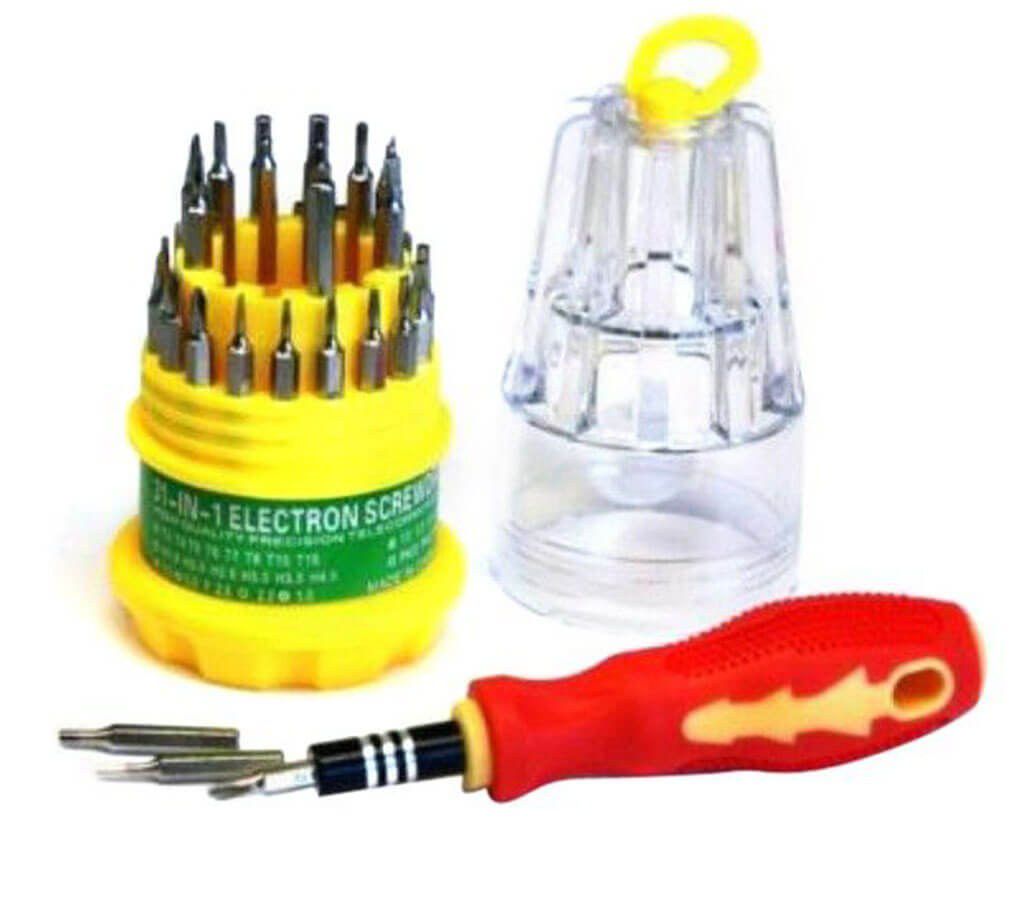 Jackly Red 31 in 1 Screw Driver Set