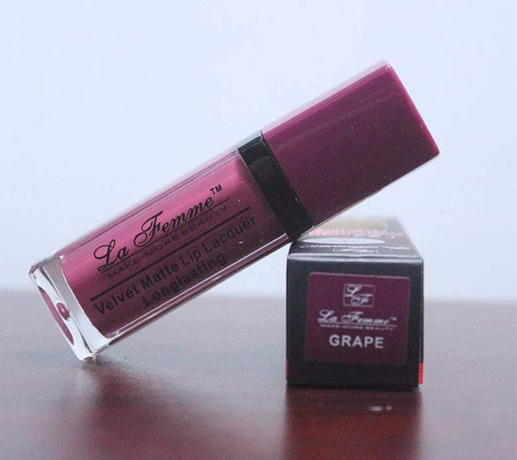 La Femme Velvet Matte Lipstick-Grape