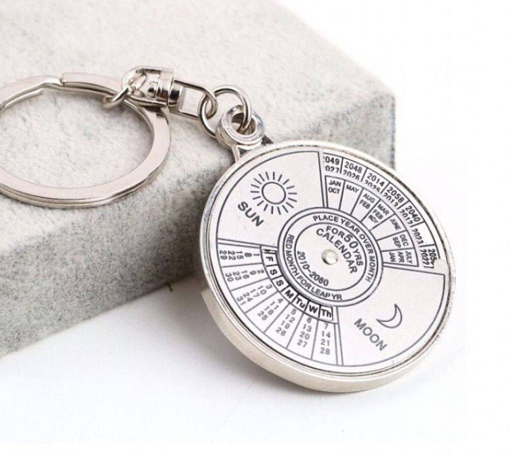 50 Years Calendar with Key Ring