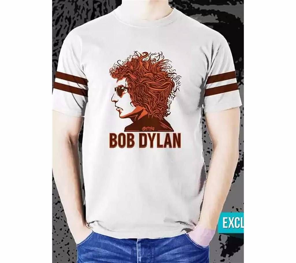 Bob Dylan half sleeve printed t-shirt for men