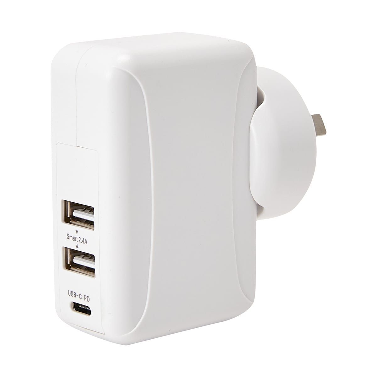 Trio Wall Charger USB 2 & USB-C