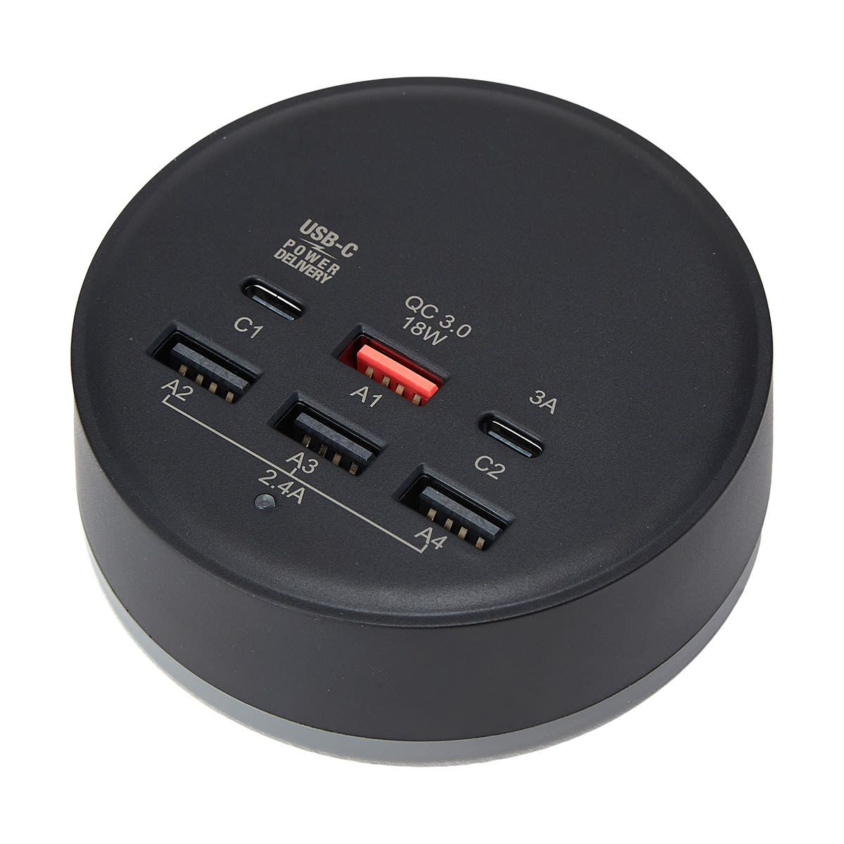 45W Wall Charger 6 Port USB and USB-C