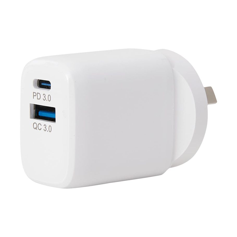 30W Wall Charger USB & USB-C