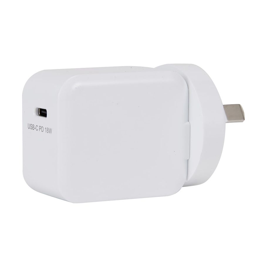 Wall Charger USB-C Single Quick Delivery - White
