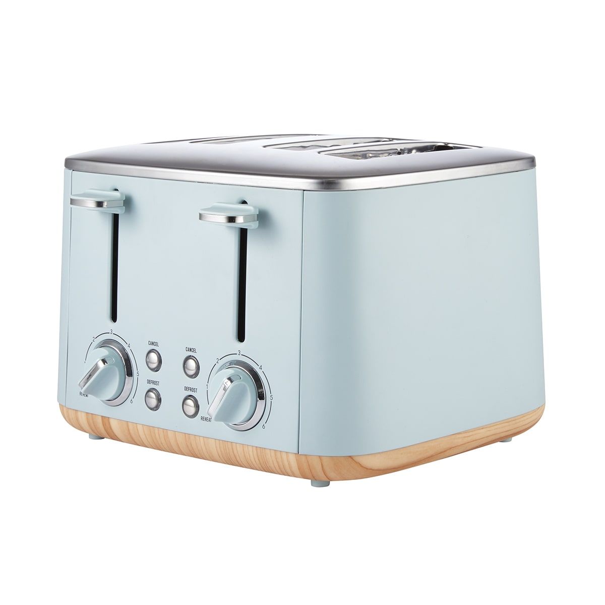 4 Slice Toaster - Blue
