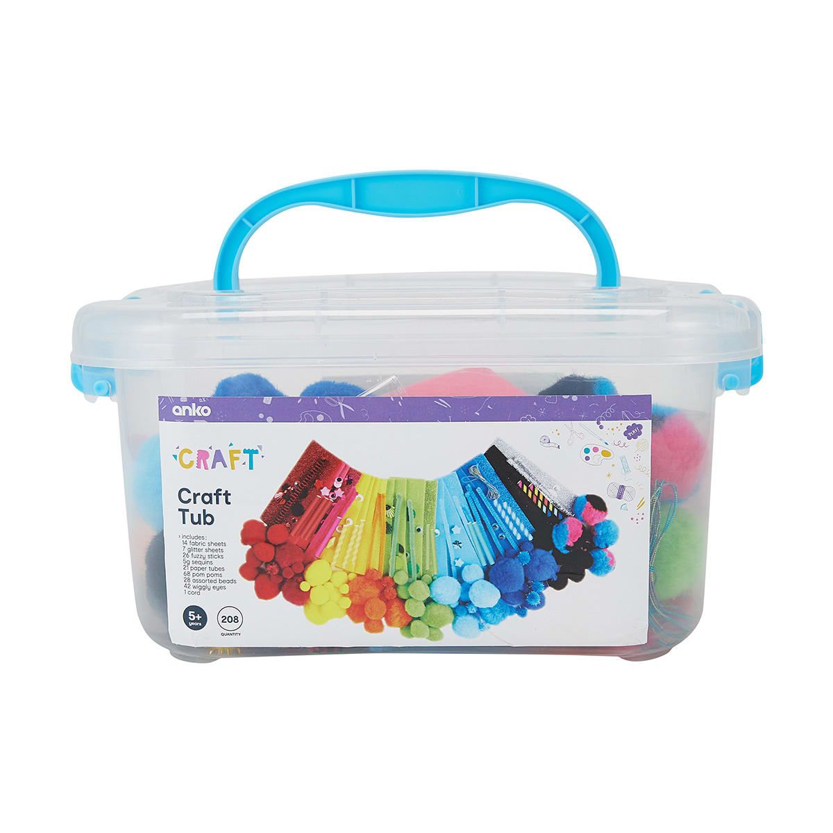 208 Piece Craft Tub