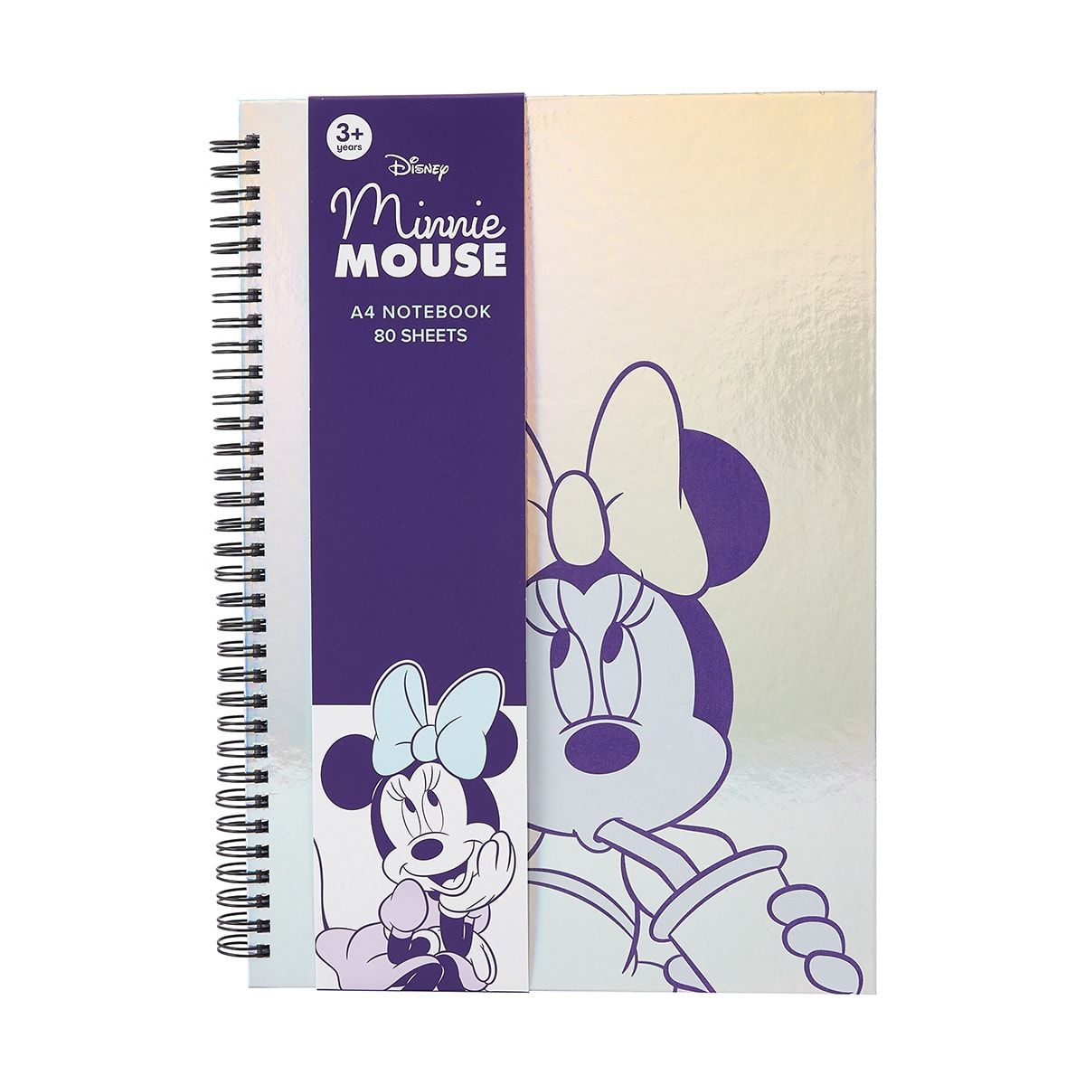 Disney Minnie Mouse A4 Spiral Notebook