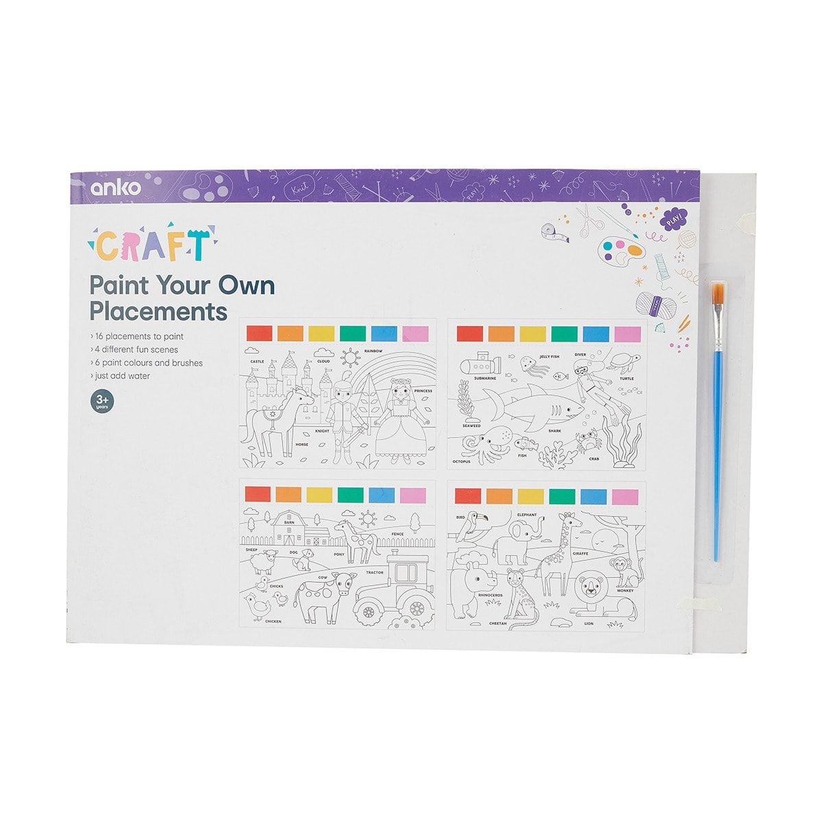 Paint Your Own Placemats