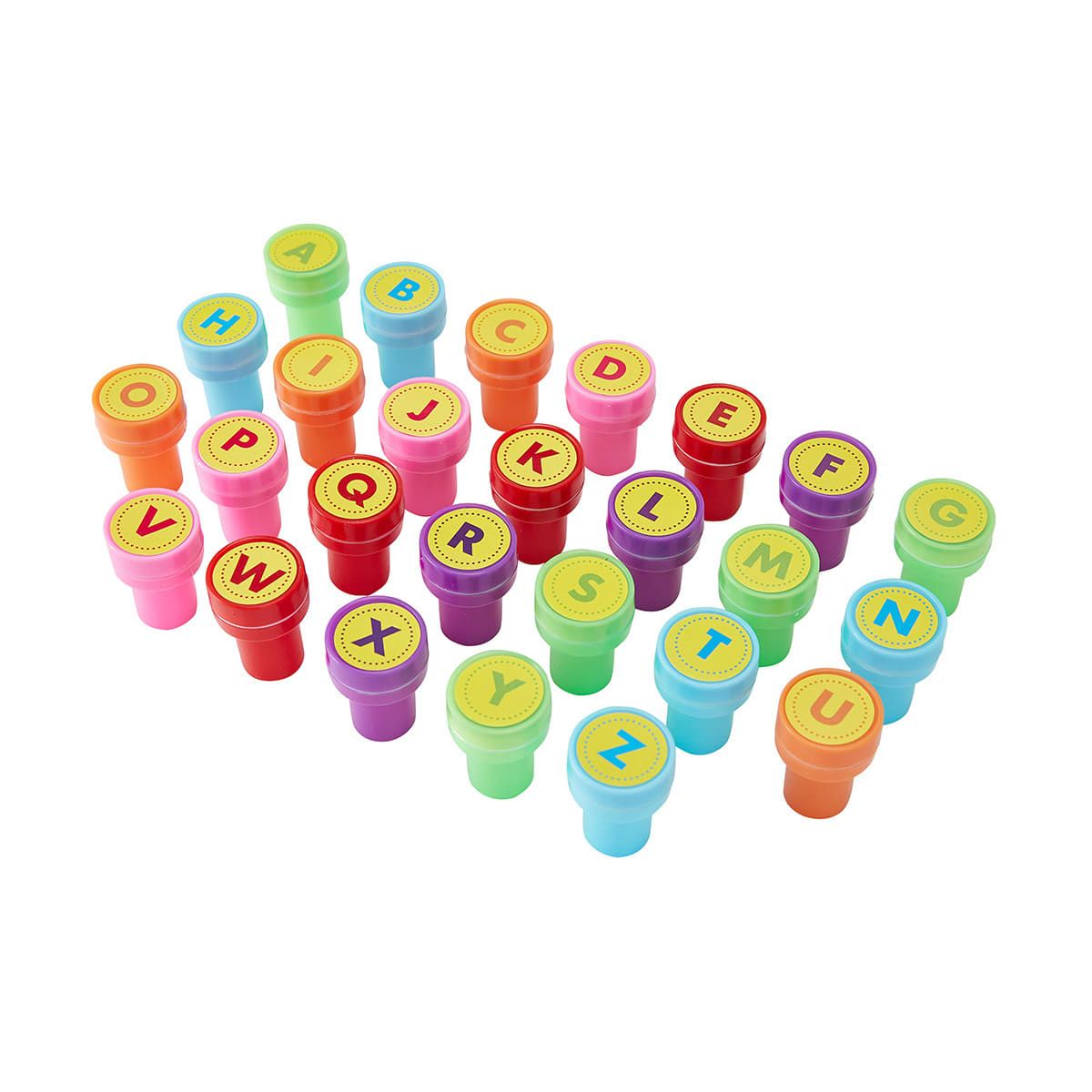 26 Pack ABC Self Ink Stamps