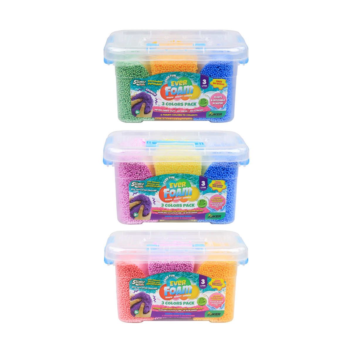 Slimy 3 Colours Pack Ever Foam - Assorted