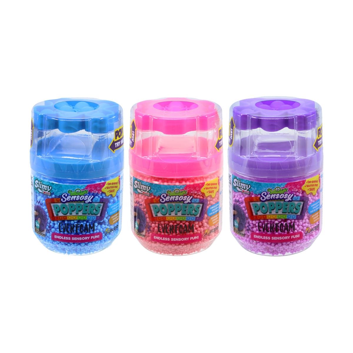 Slimy Sensory Poppers Ever Foam - Assorted