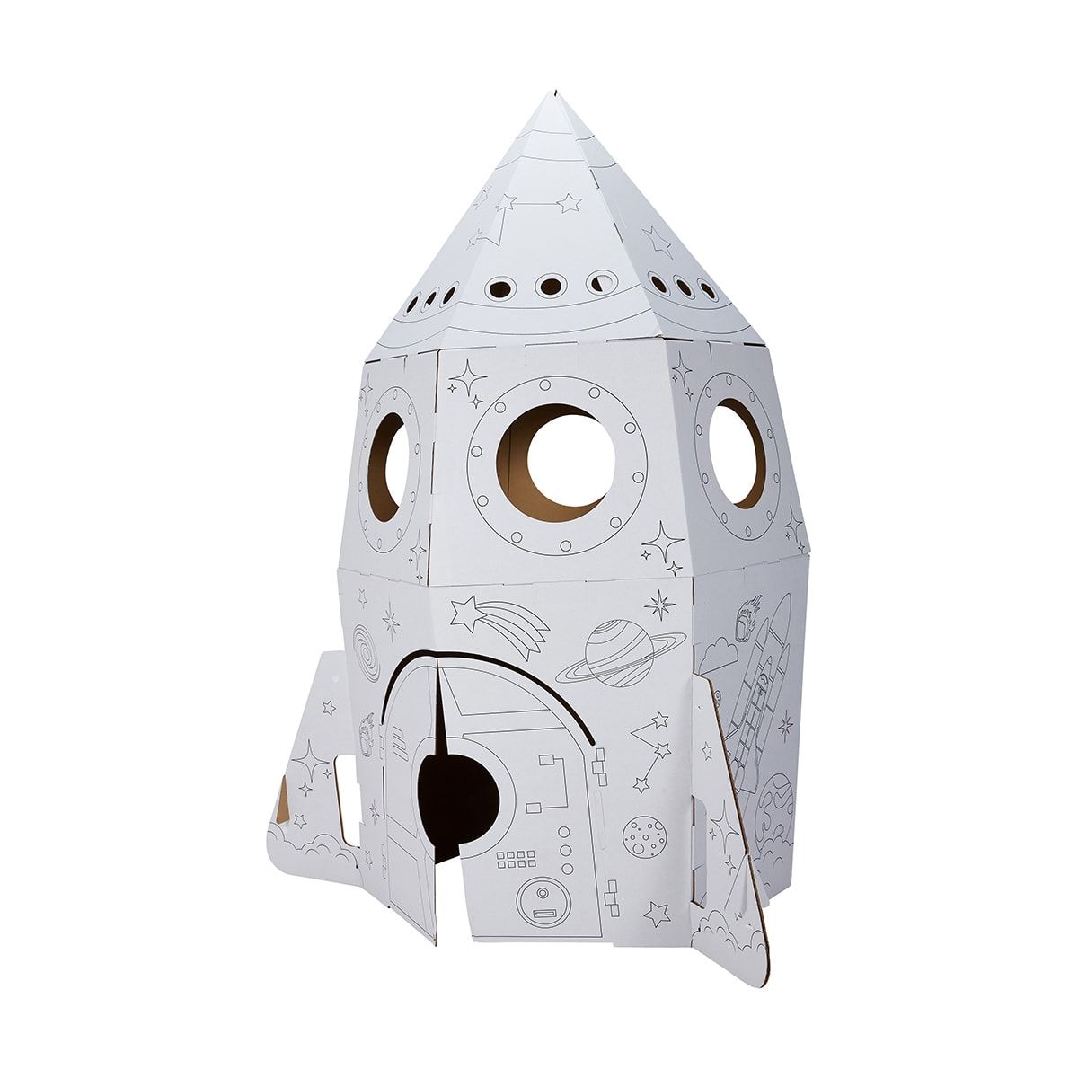 Build & Decorate Your Own Rocket Cubby