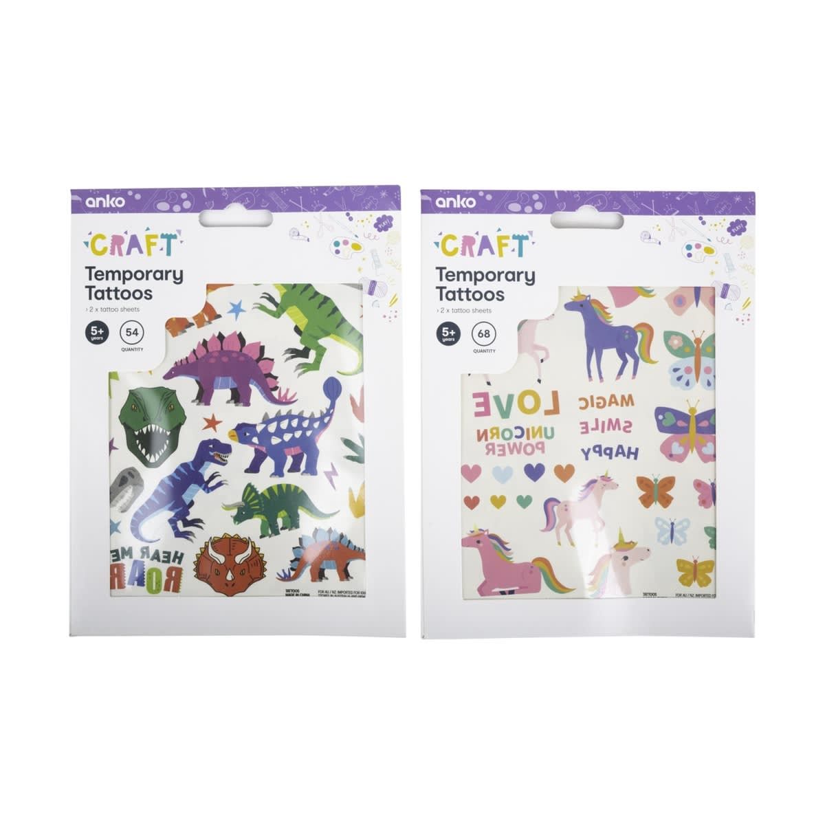 Temporary Tattoos - Assorted