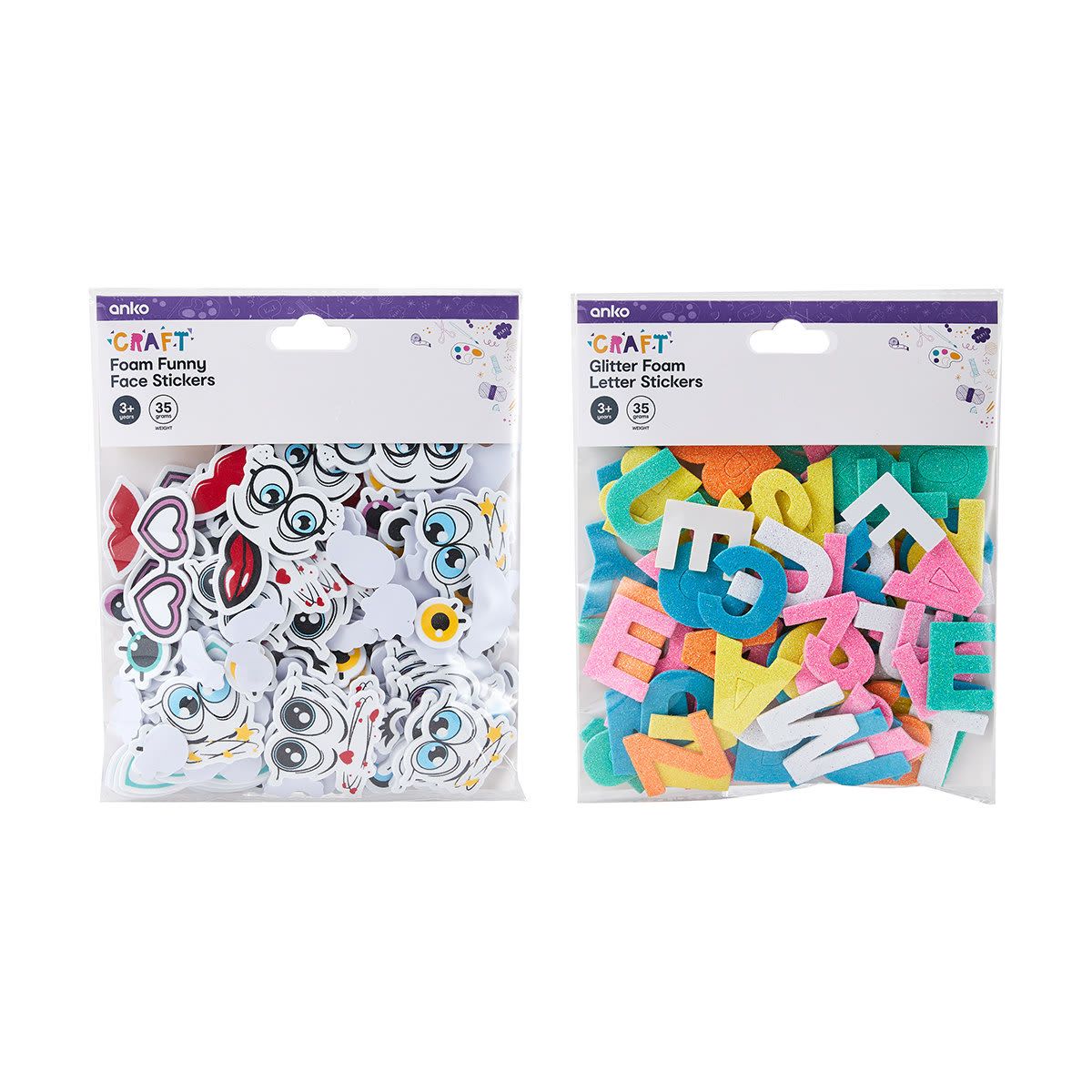 Foam Stickers - Assorted