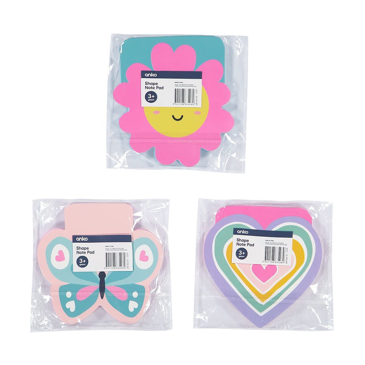 Pet Shape Memo Pad - Assorted