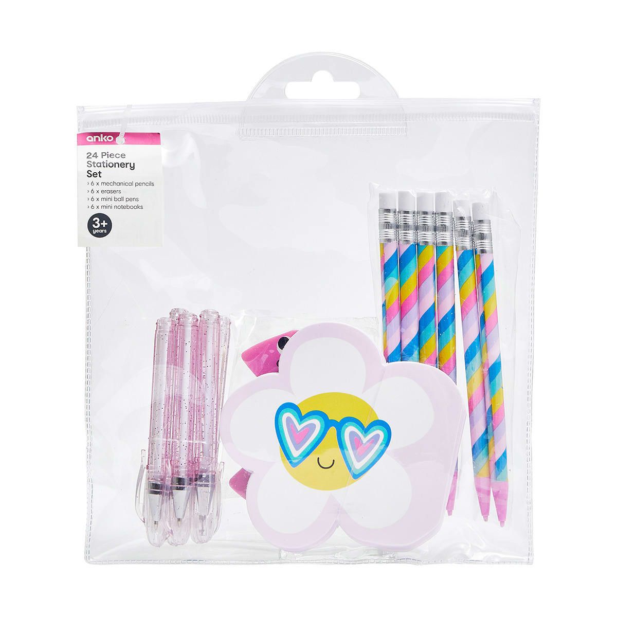 24 Piece Stationery Set - Daisy