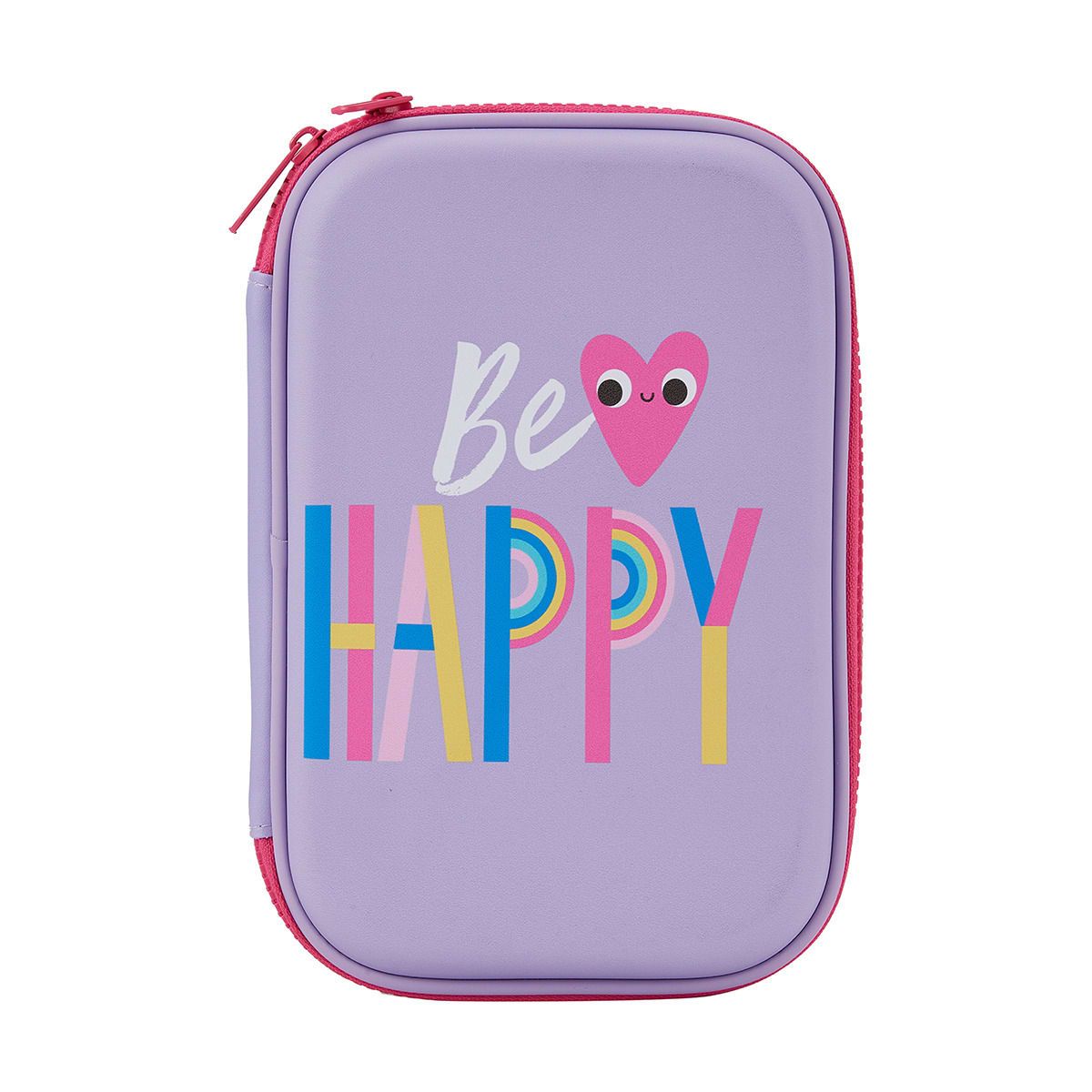 Moulded Pencil Case - Be Happy
