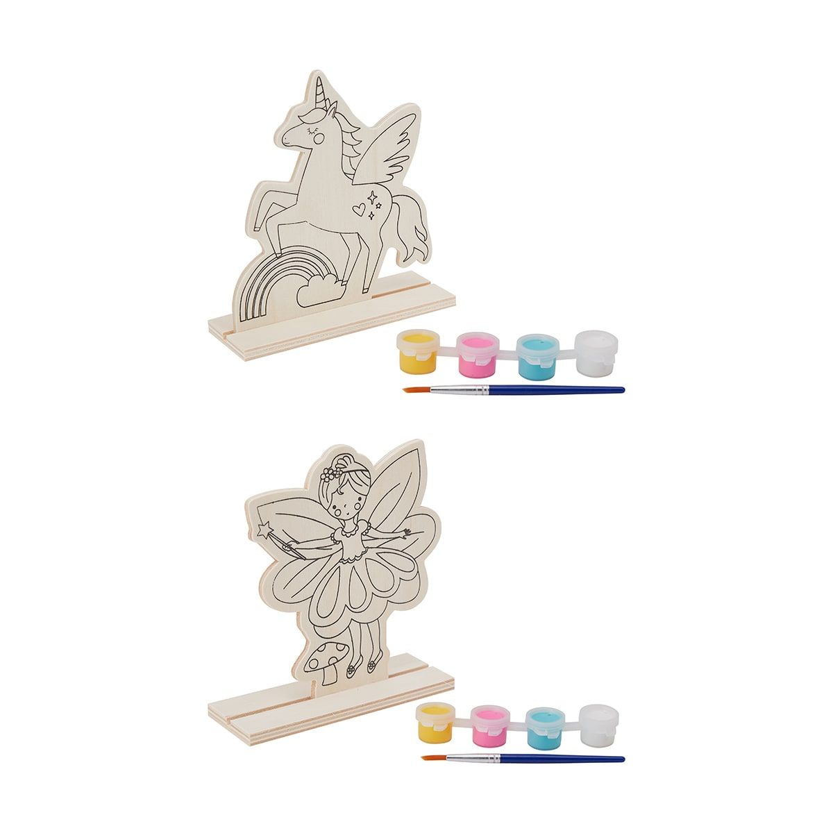 Paint Your Own Wooden Stand Set - Assorted