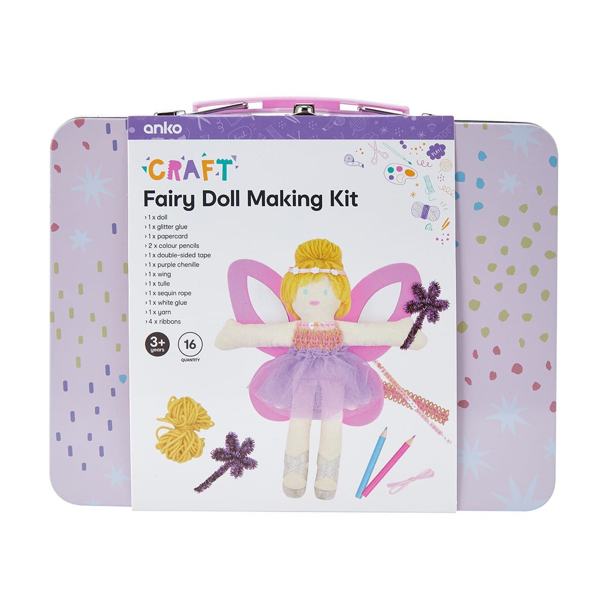16 Piece Fairy Doll Making Kit