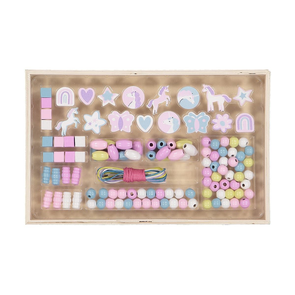 Unicorn Wooden Bead Set