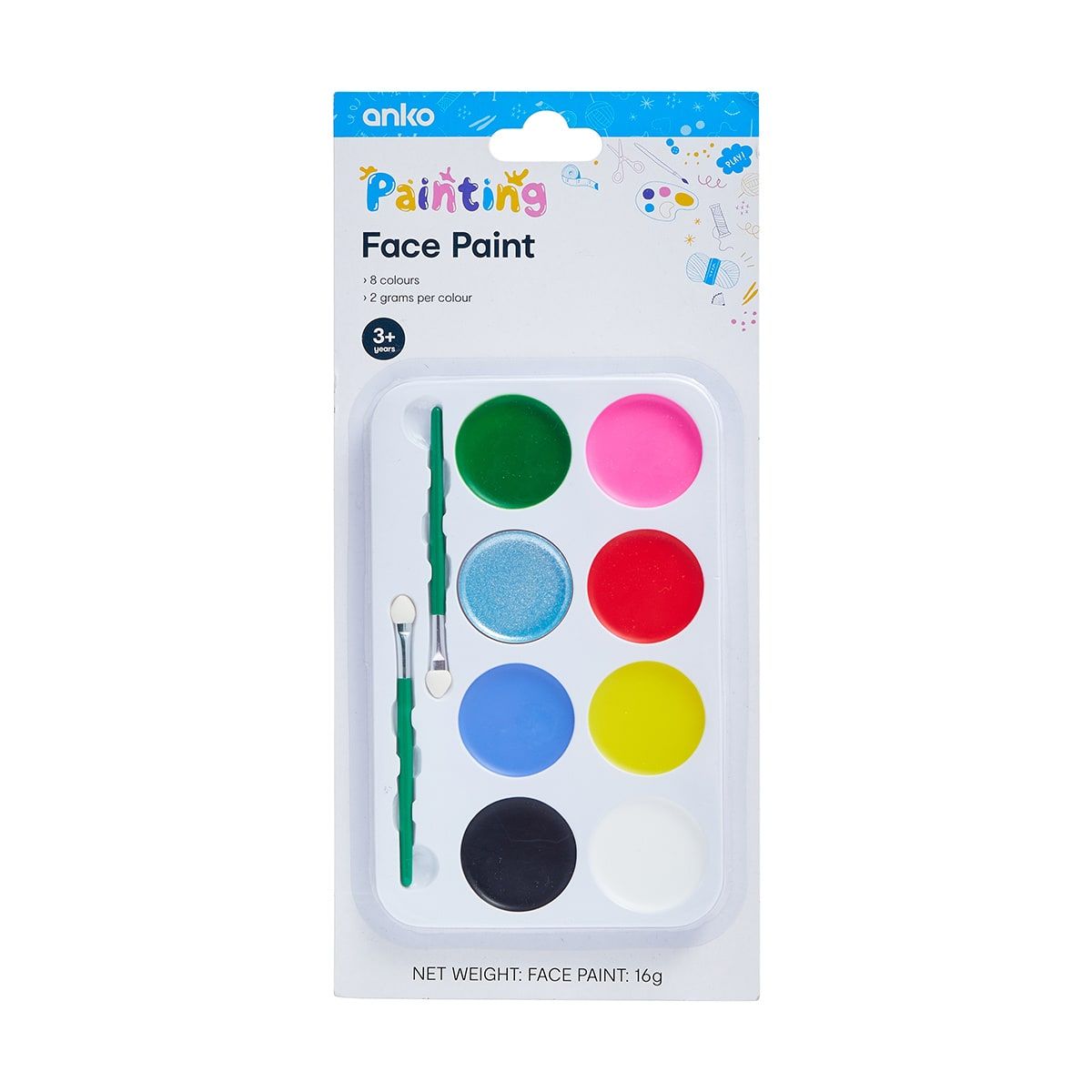 9 Pack Face Paint