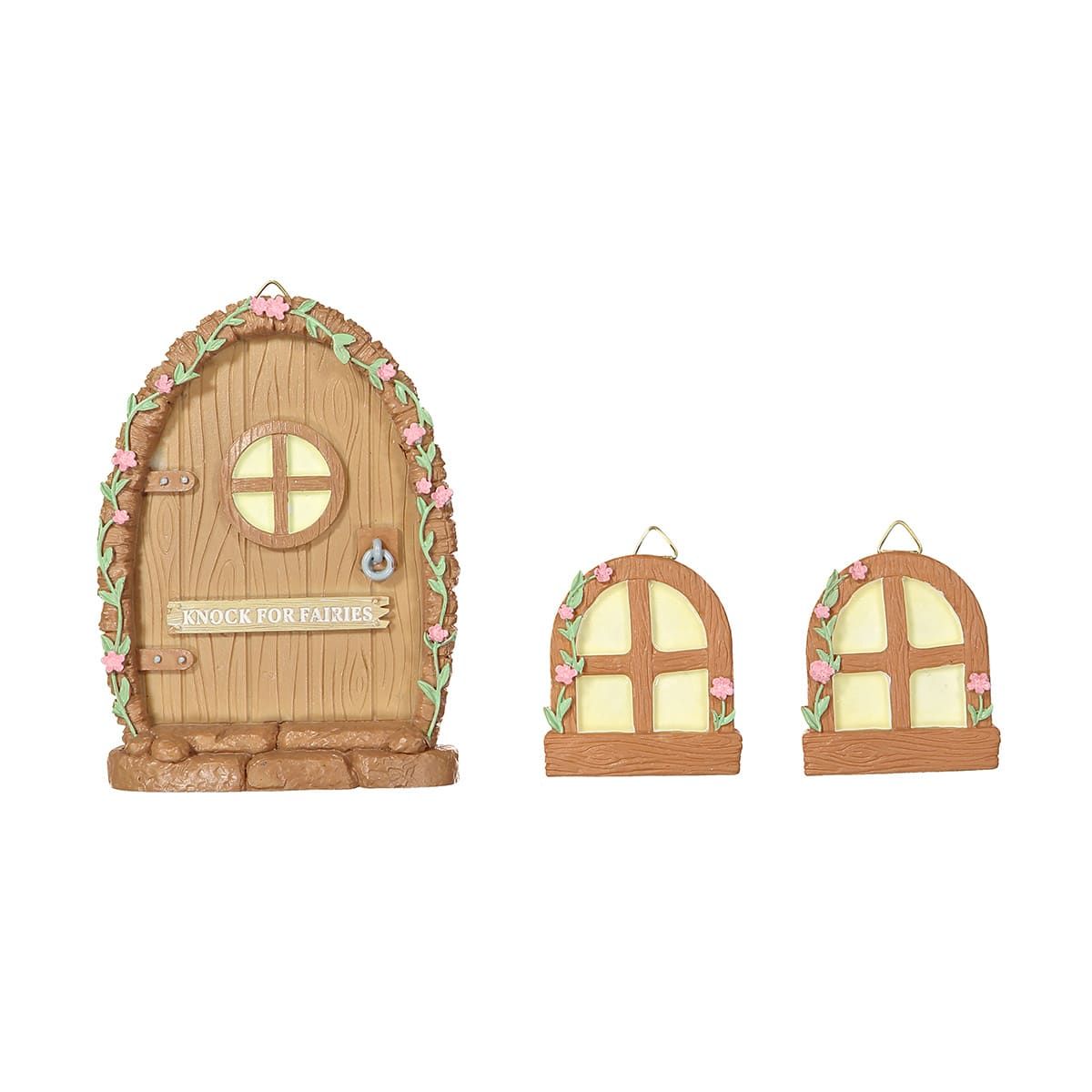 Fairy Garden: Fairy Door and Windows Set
