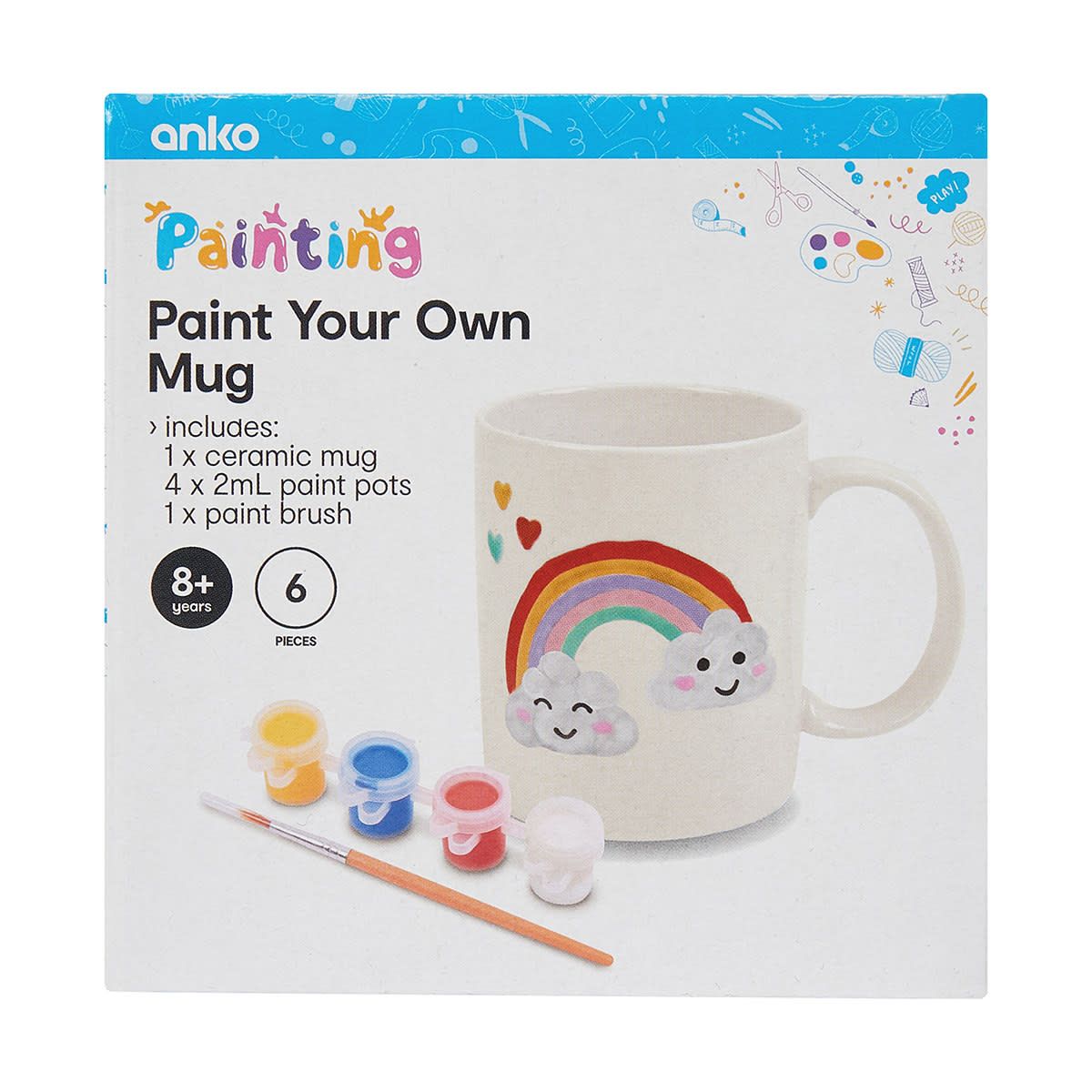 Paint Your Own Mug Set