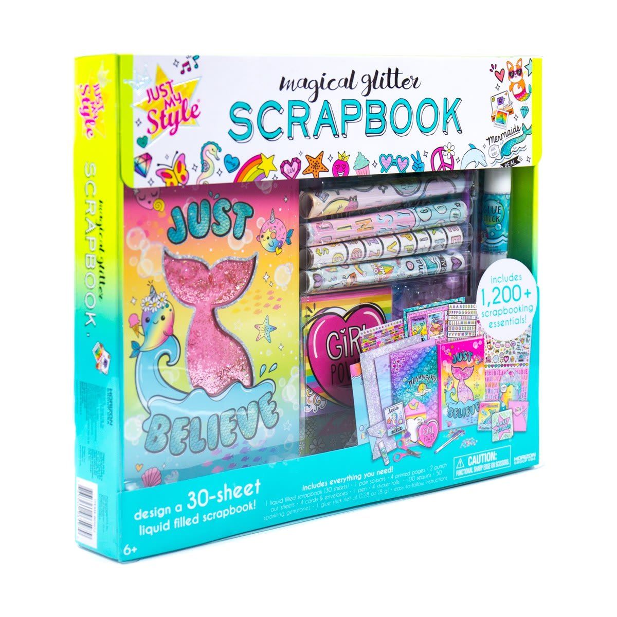 Just My Style Magical Glitter Scrapbook Kit