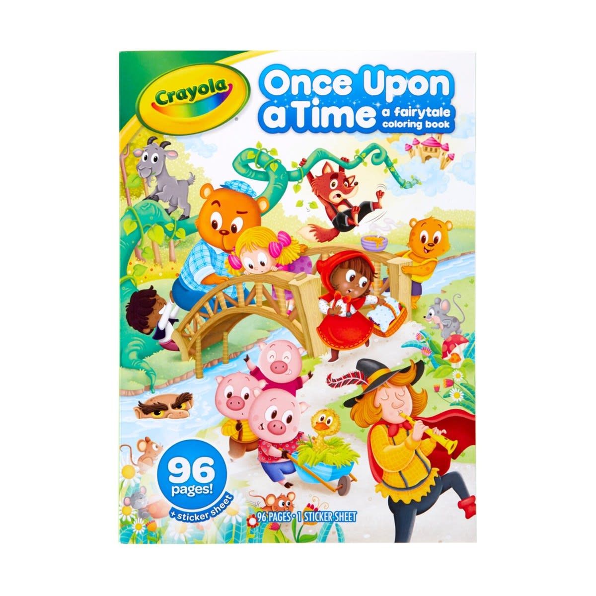 Crayola Once Upon a Time Fairytale Colouring Book