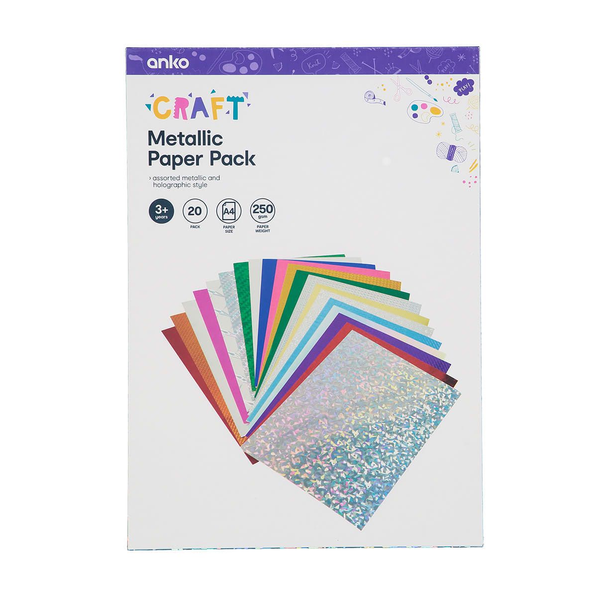 Metallic Paper Pack