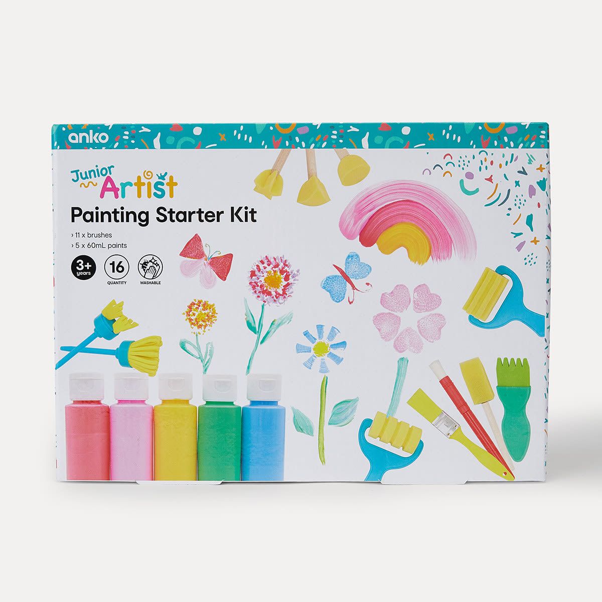 16 Pack Junior Artist Painting Starter Kit