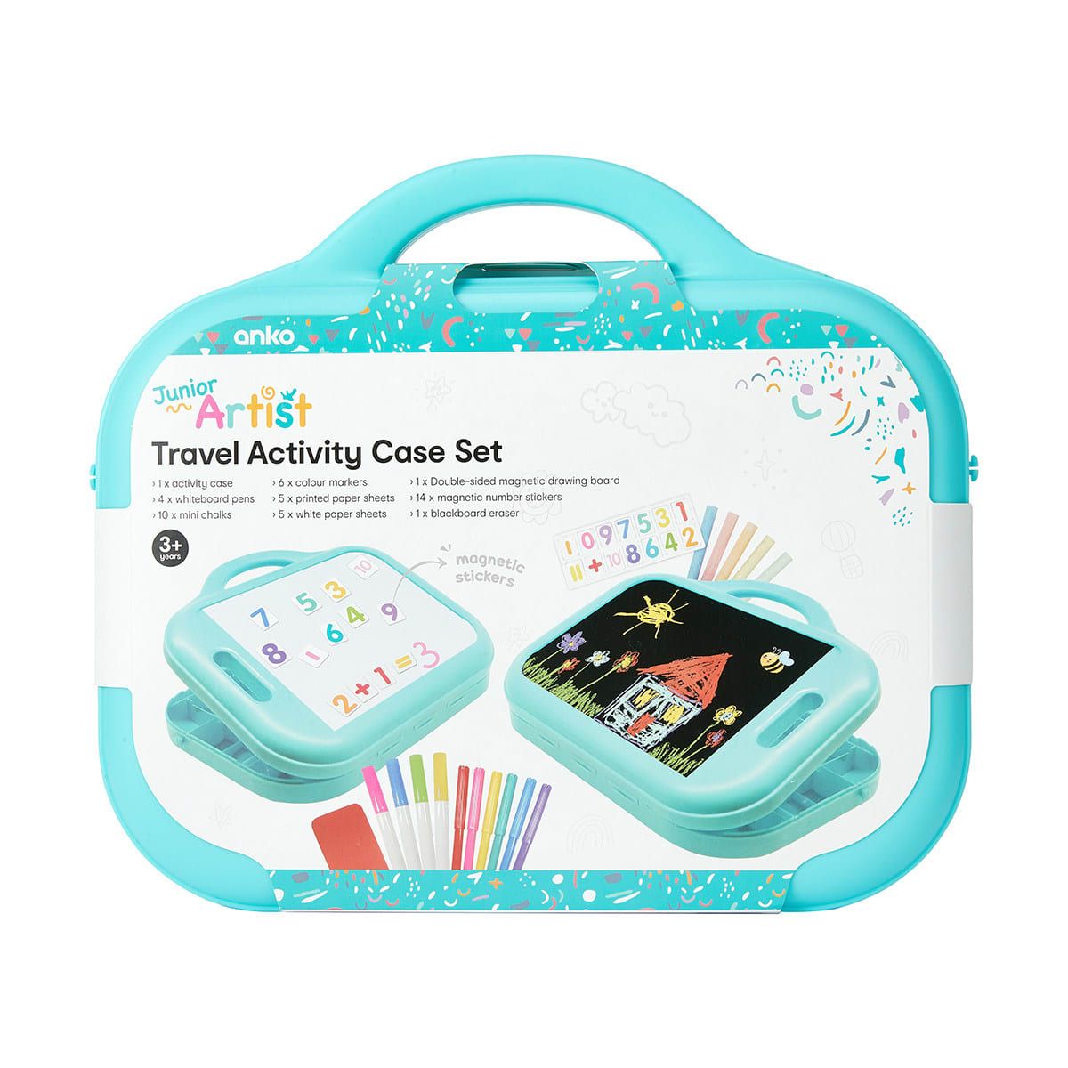 47 Piece Travel Activity Case Set