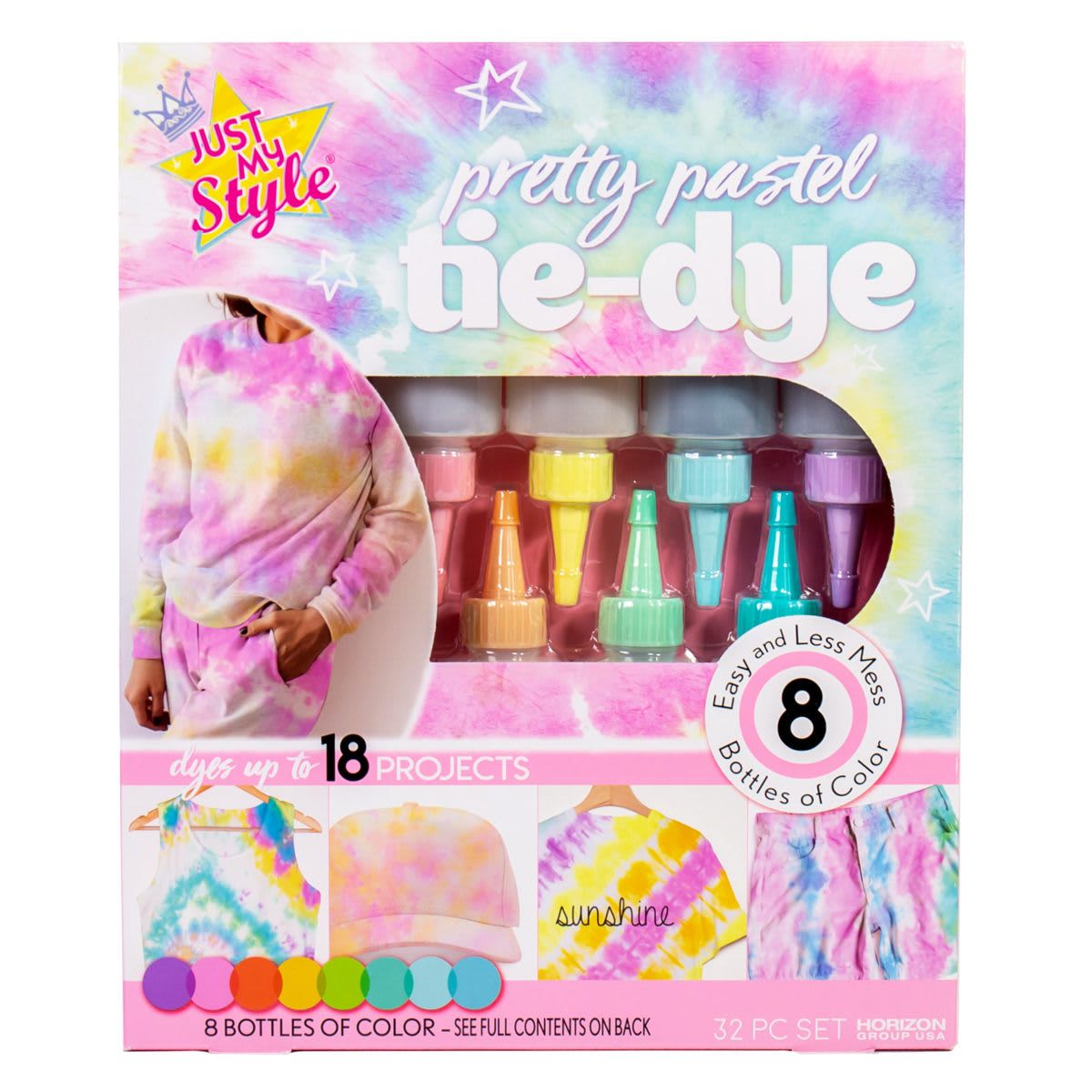 Just My Style Pretty Pastel Tie-Dye Box
