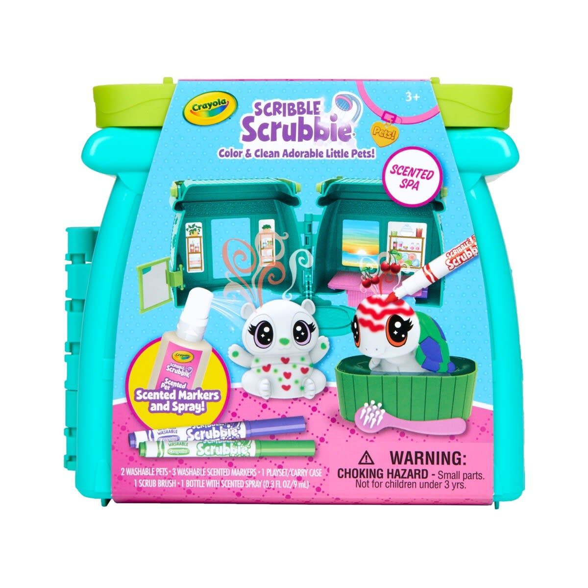 Crayola Scribble Scrubbie Colour & Clean Adorable Little Pets