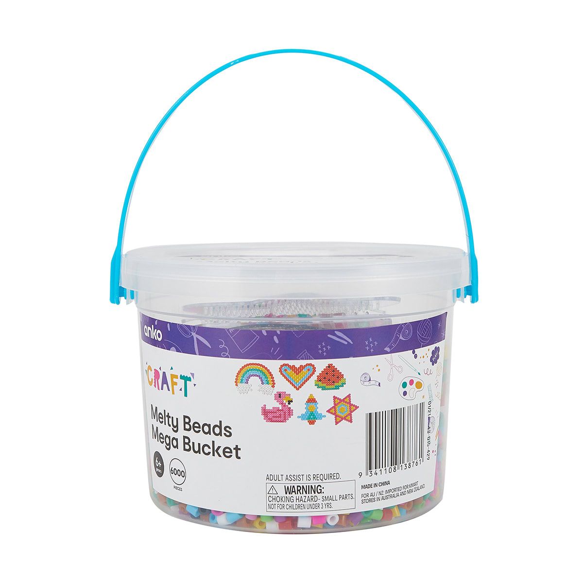 6000 Piece Melty Beads Mega Bucket