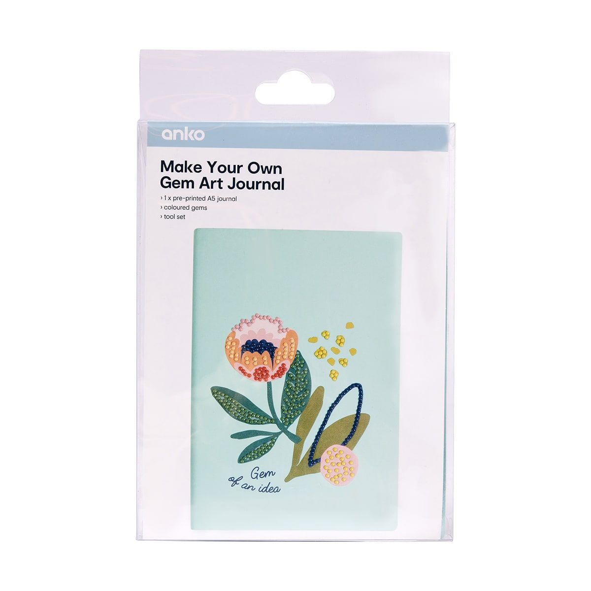 Make Your Own Gem Art Journal - Floral