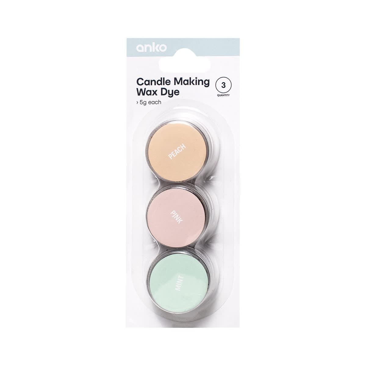 3 Pack Candle Making Wax Dye