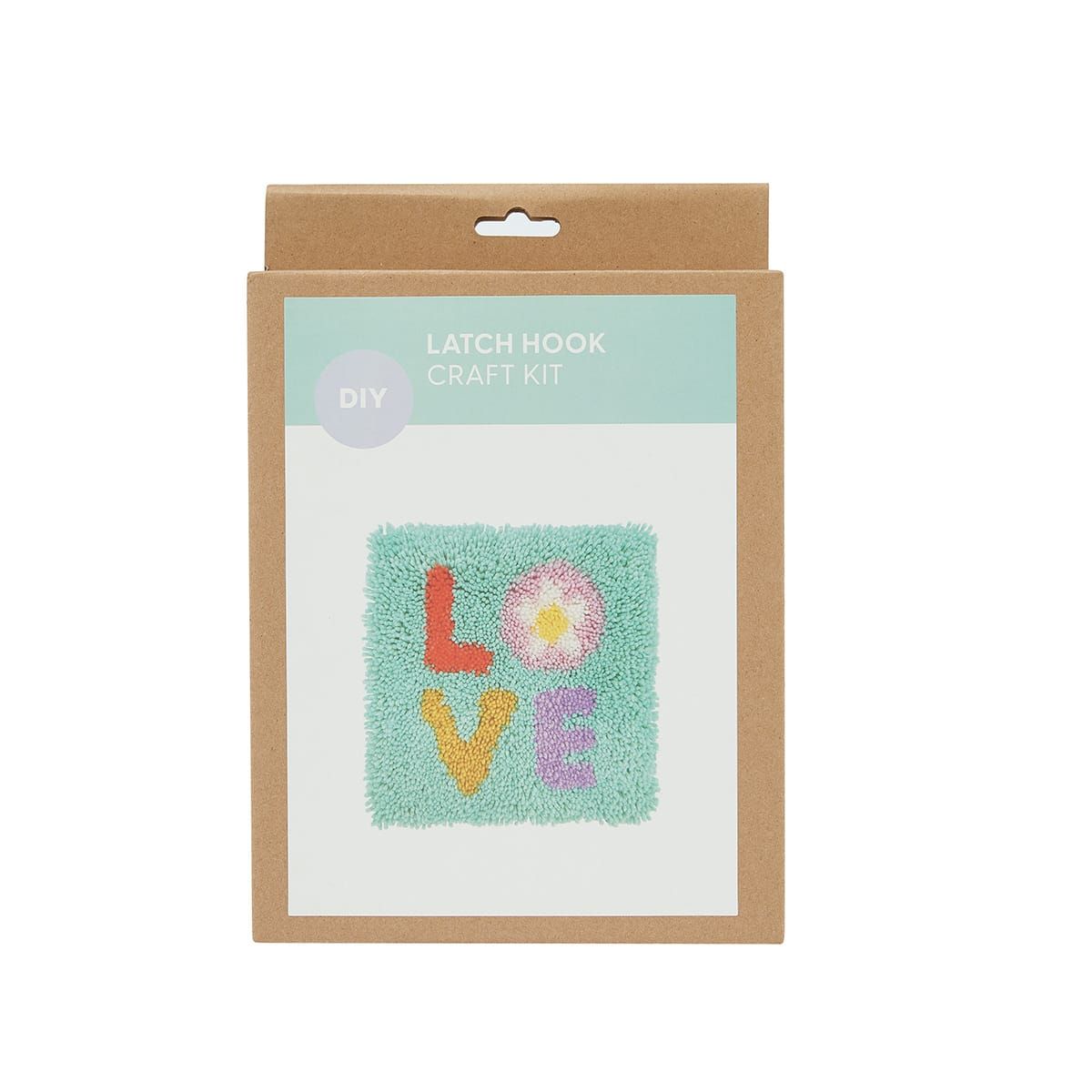 DIY Latch Hook Craft Kit - Love