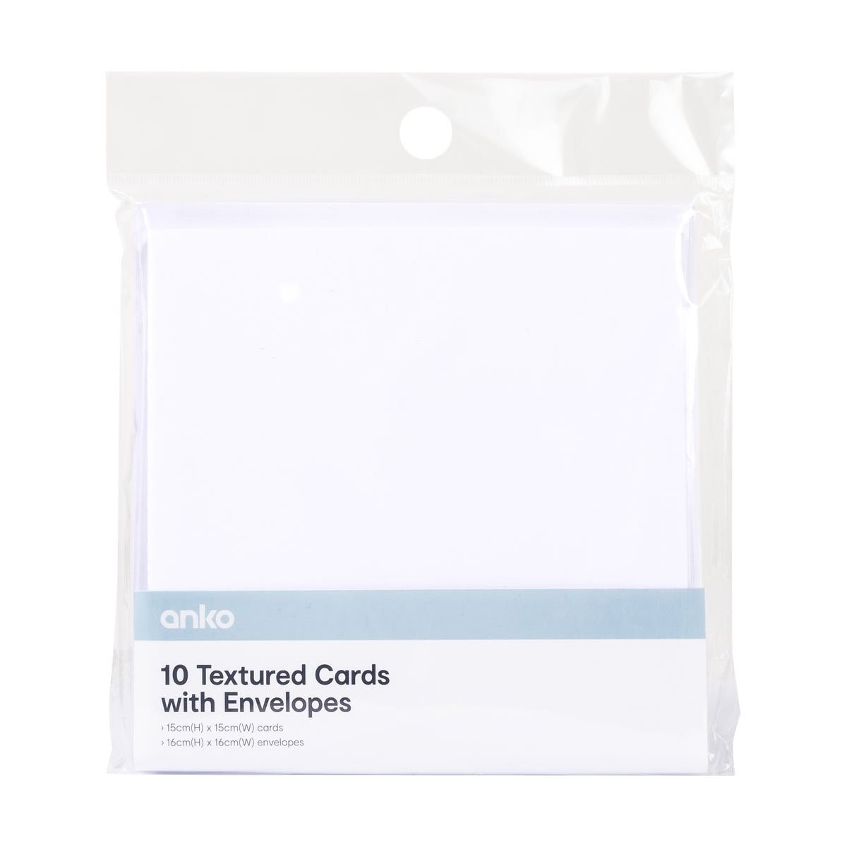 10 Pack Textured Cards with Envelopes