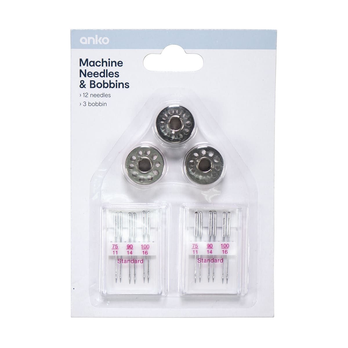 Machine Needles and Bobbins Pack
