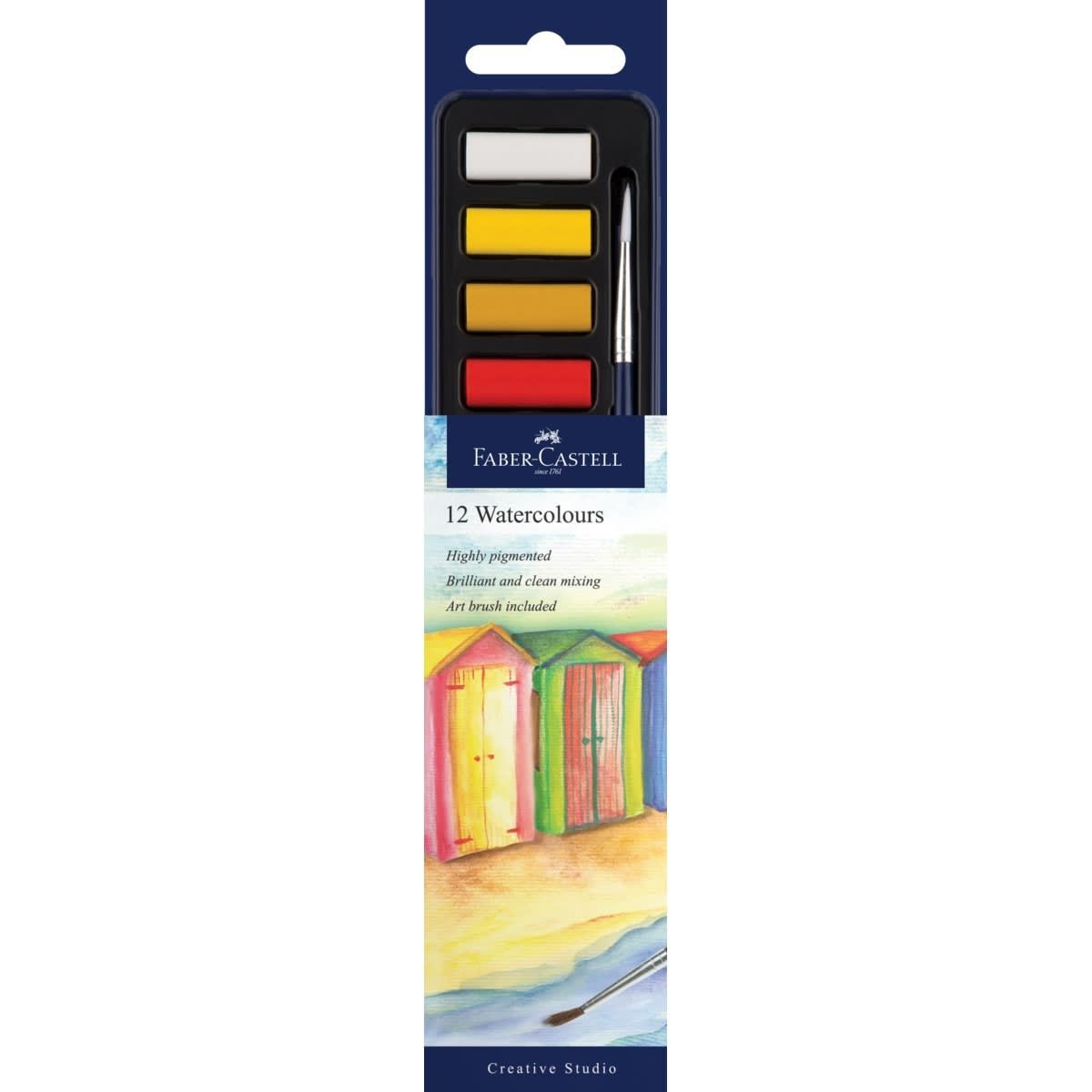 12 Pack Faber-Castell Creative Studio Watercolours