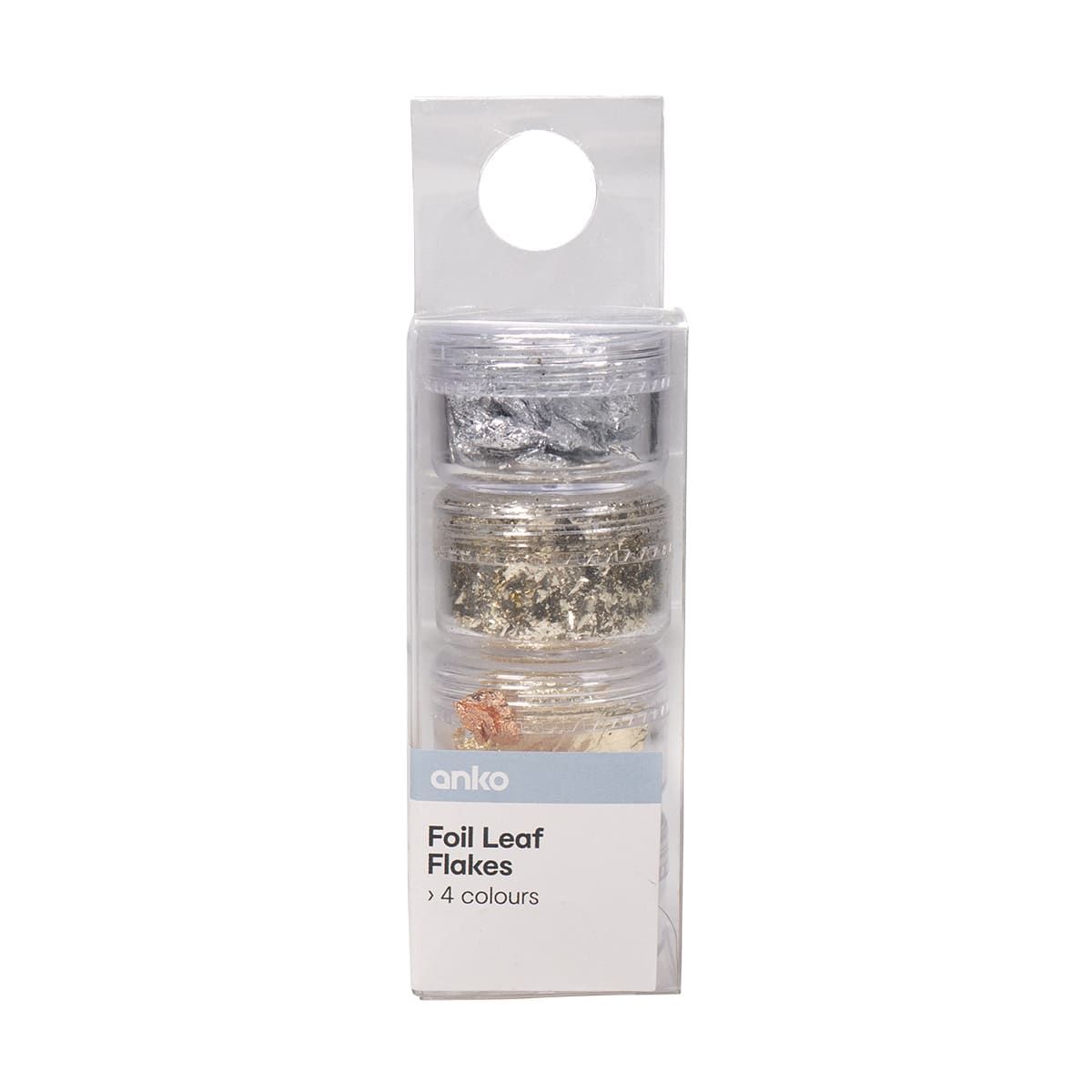 4 Pack Foil Leaf Flakes